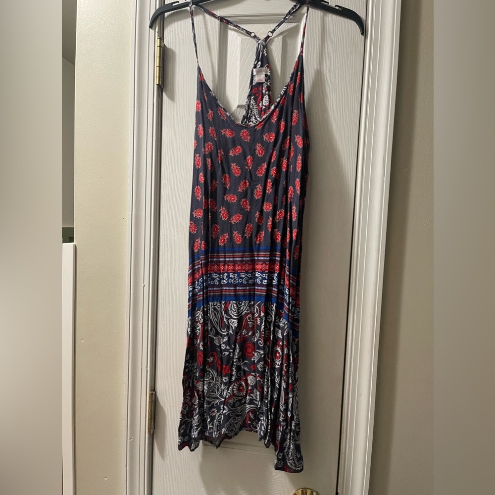 Dress from Target size large, looks like a bandana print